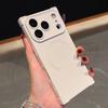 Fashion Right Angled Square Silicone Magnetic Phone Case For iPhone 17 Air 16 15 14 13 Plus Pro Max For Magsafe Frosted Cover