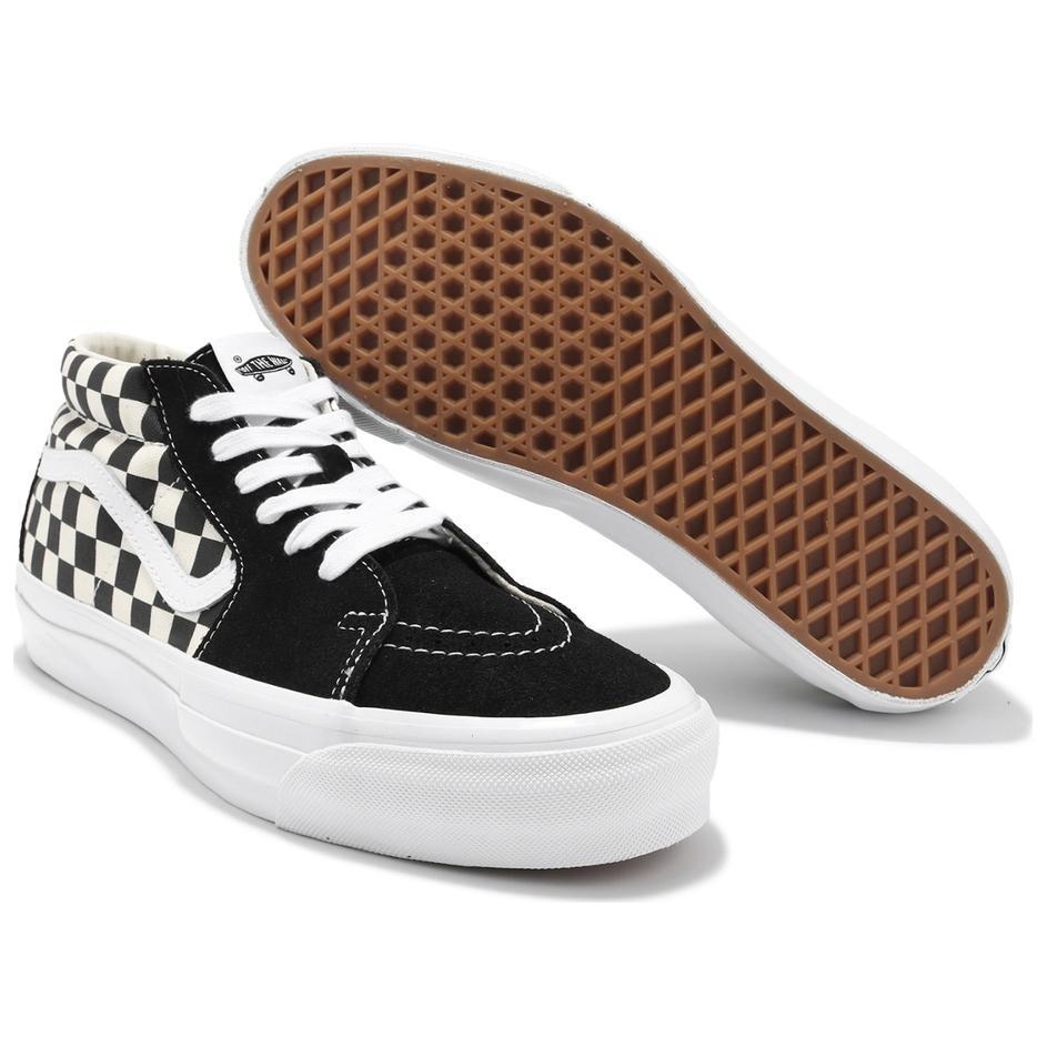 Vans Sk8-Mid Reissue 83 LX 'Checkerboard - Black' Men's VN000CQQ2BO