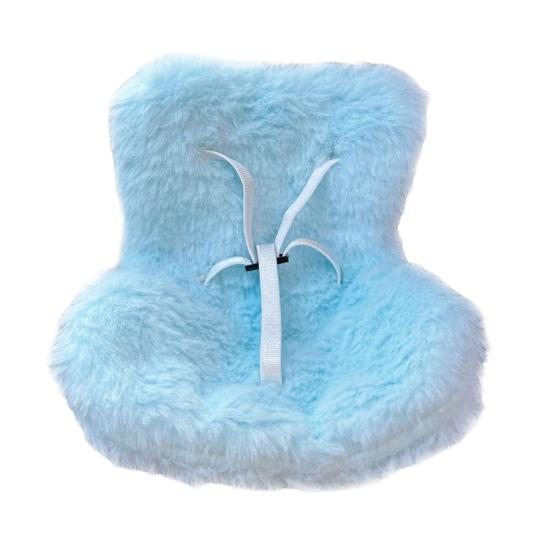 Car Safety Seat for Dolls Decorative Sofa Seat with Furry Cushion And Headrest for Car Air Vents Decor To Display Doll Toy