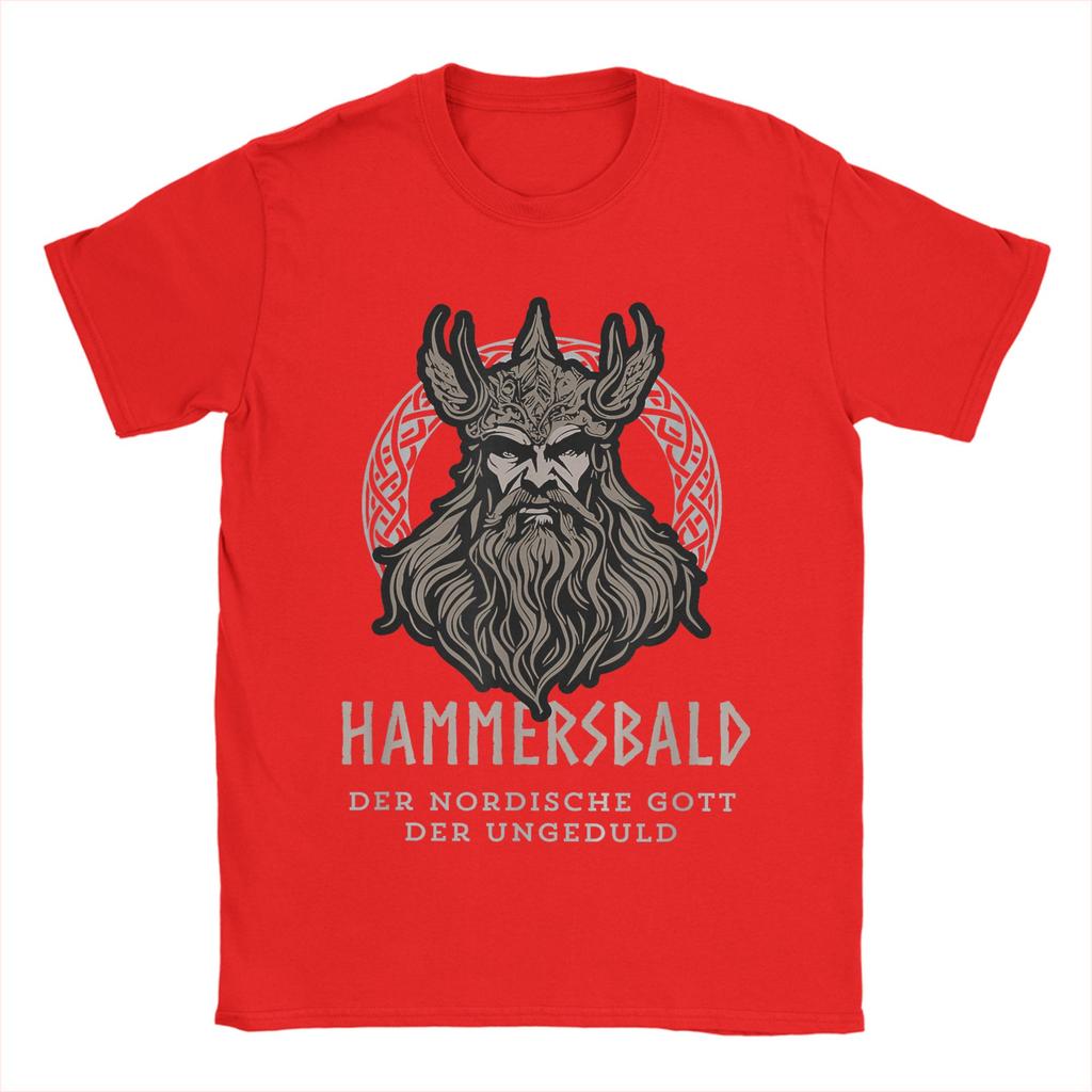Hammersbald God of Impatience TShirt for Men Vintage 100 Cotton Tee Shirt O Neck Short Sleeve T Shirt New Arrival Clothing