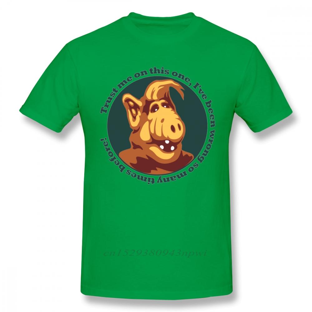 Casual Alf Guru T Shirt High Quality Man Summer Streetwear Tee Oneck Plus Size Tshirt Christmas Gift Tshirt Cotton Fabric