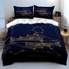 Pisces Constellation Bedding Set Bedding Duvet Cover Set Duvet Cover Pillowcases  (1 * Duvet Cover 2 * Pillowcases, without duvet insert)