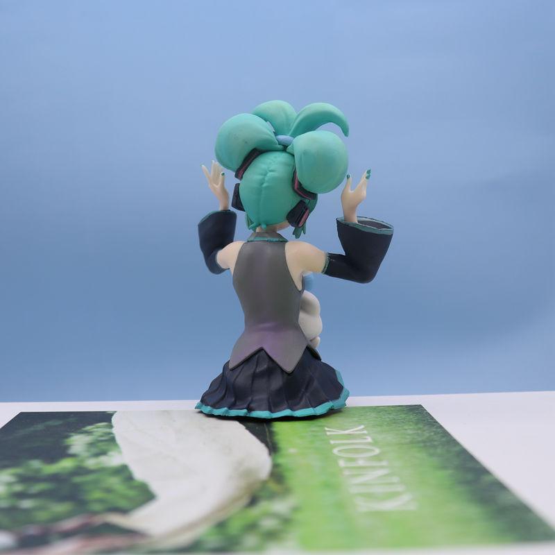Anime Hatsune Miku X Cinnamoroll PM Chokonose Figure Noodle Stopper Kawaii Girl Figure Sitting Japanese Dolls Toys Gifts 16cm