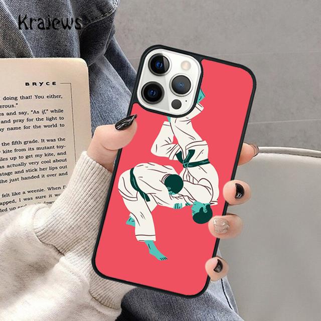 Чехол для телефона Judo jiu jitsu BJJ Brazilian Для iPhone 17 Air 16 15 14 Ma Plus 11 12 13 Pro Ma Чехол для телефона Fundas