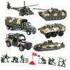 6x Helicopter Playset Diecast Alloy Vehicles Sets for Children Toddlers Kids