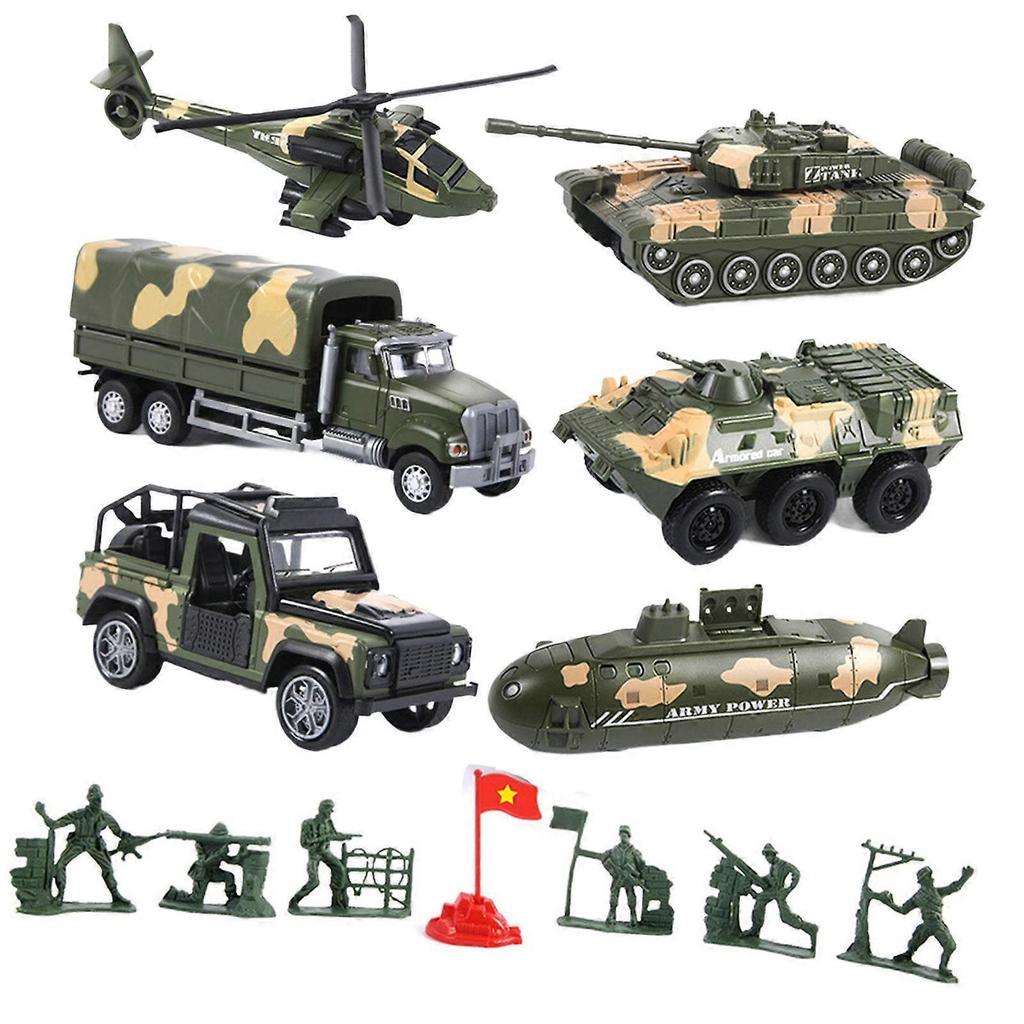 6x Helicopter Playset Diecast Alloy Vehicles Sets for Children Toddlers Kids