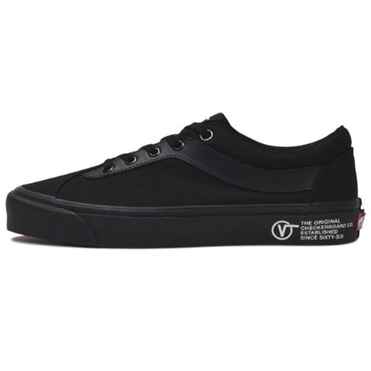 Vans Черные низкие кеды Vans Bold Ni, однотонные, минималистичные, повседневные, для скейтбординга, унисекс, черный, VN0A3WLPVX6