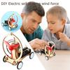 Students Kids DIY Electric Wind Car Model Physical Experiments Technology Toys Self-enhancement In Entertainment Novelty
