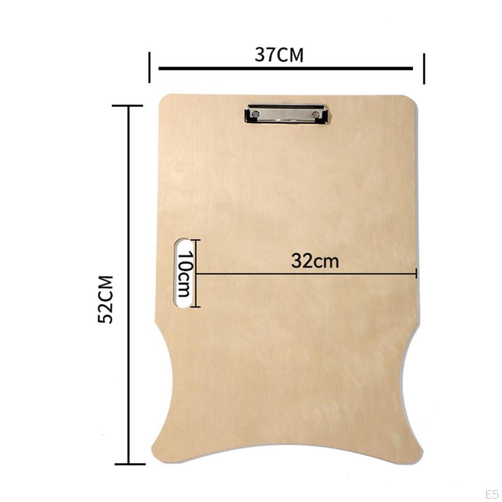 Портативный деревянный планшет для рисования с зажимом для художников и студентов