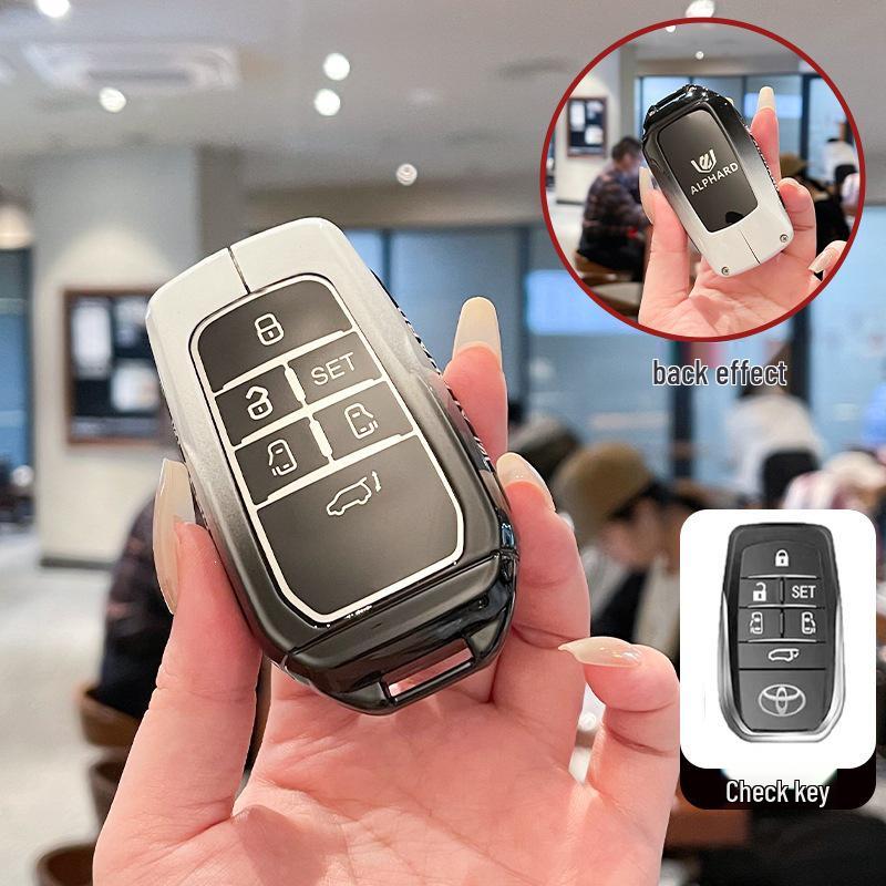 Металлический чехол для автомобильного ключа для Toyota Sienna, Granvia, Alphard, Vellfire (Подходит для 24 моделей)