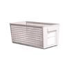 Прямоугольные сетчатые ящики для хранения без крышки, полые корзины для хранения, штабелируемые
