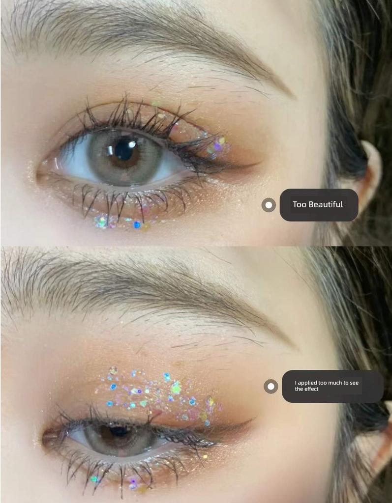 American Version ColourPop ColourPop Eye Shadow Sequins Stage Sequin Disco Gel Eye Shadow 3.1G Disco