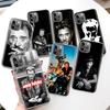 Чехол для телефона с изображением Джонни Халлидея Для iPhone 11 12 13 14 15 16 Pro Max 7 Plus 8 + X XR XS 16E SE Apple Мягкий чехол Fundas 11