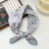 53*53cm Silk Scarves for Woman Fashionable Pattern Smooth To The Touch Spring Summer Sun Protection Silk Scarf