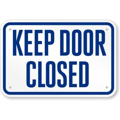 California Keep Door Closed Pool Aluminum Weatherproof Sign pAluminum