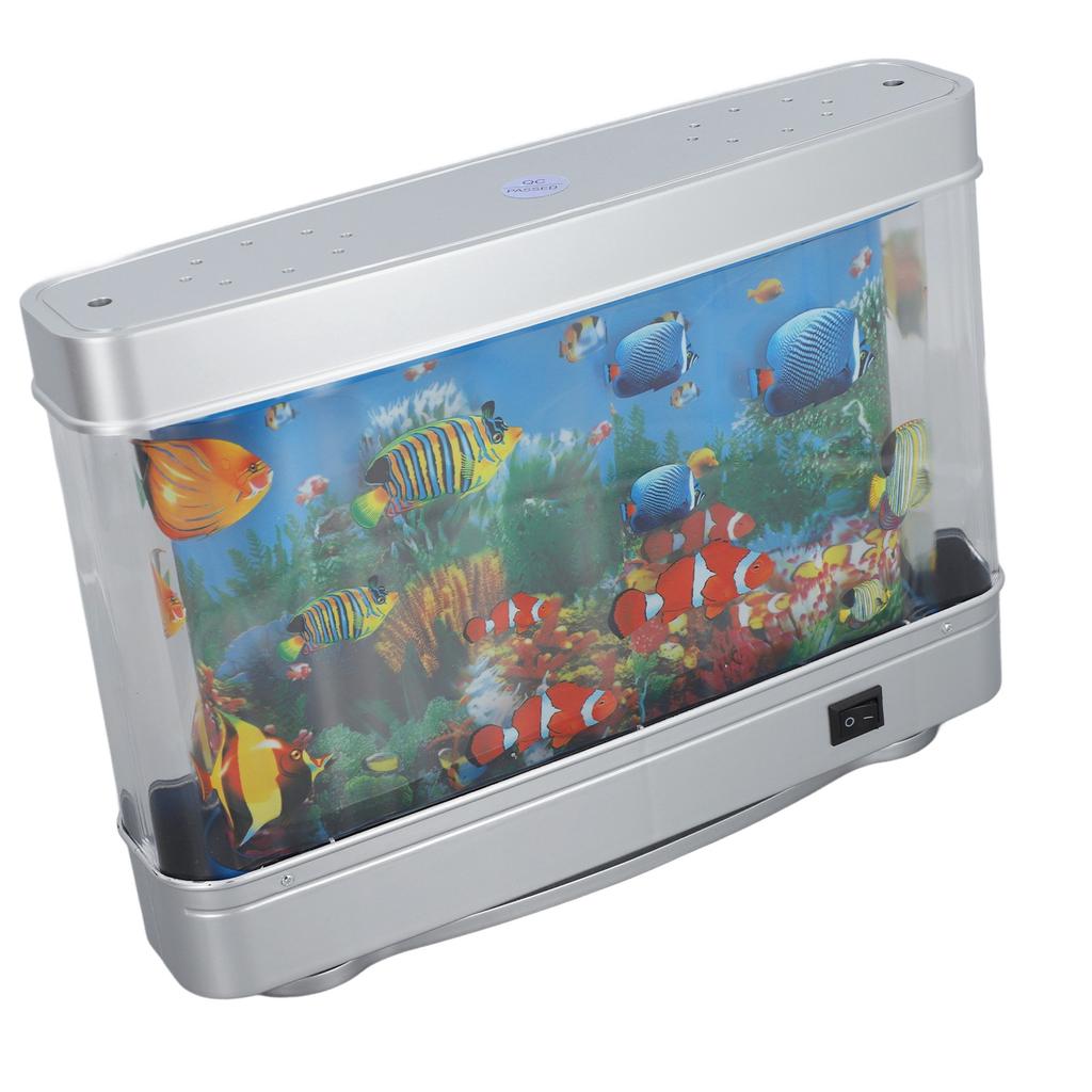 Fish Tank Lamp Artificial Aquarium Decorative Lamp Miniature LED Ocean Light for Home Office