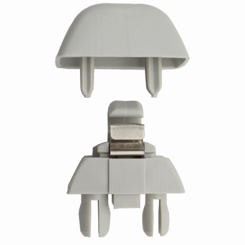 2X серый крючок для крепления солнцезащитного козырька для VW Passat Polo Skoda Citigo Rapid 2012 2013 2014 2015 Seat 6RD857561 6R0857561