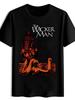 Футболка The Wicker Man Графическая - Красно-оранжевые полосы с градиентом