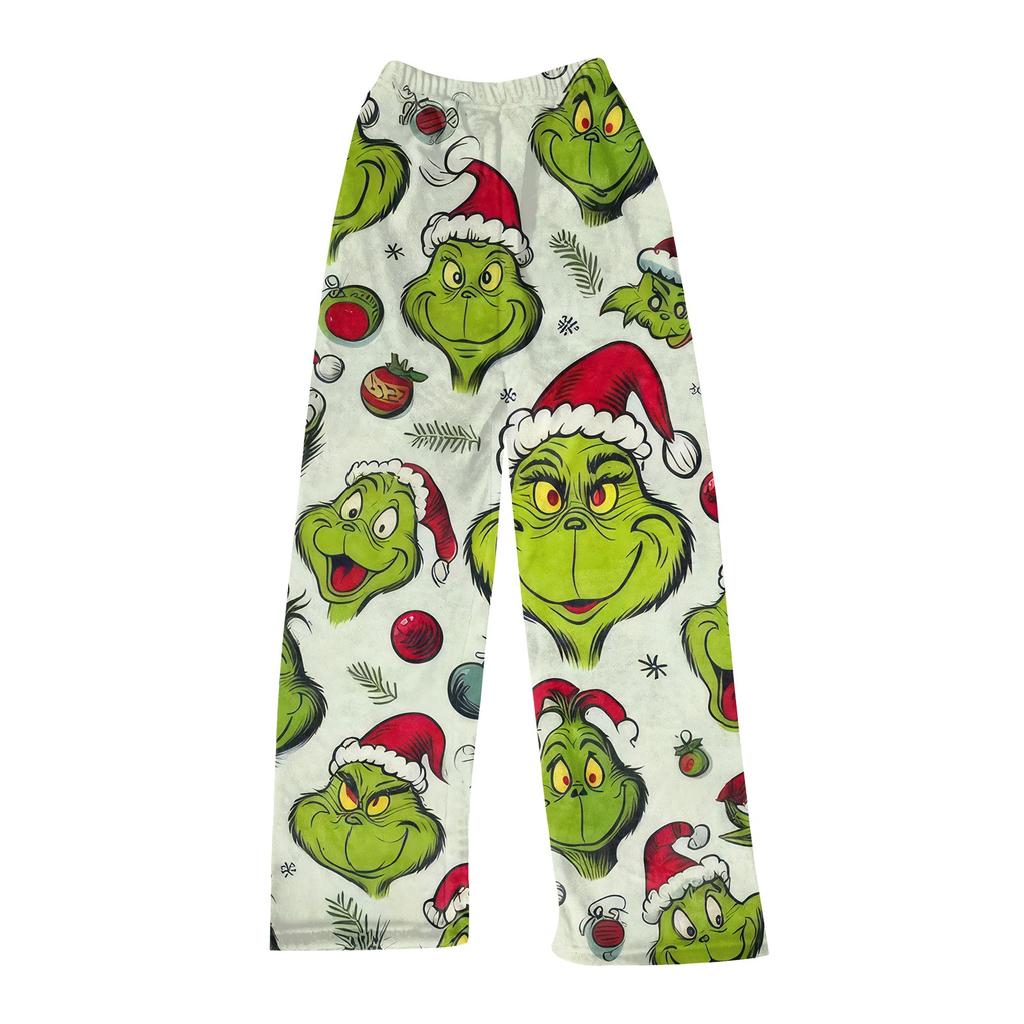 Женские зимние клетчатые брюки, длинные брюки, спортивные брюки