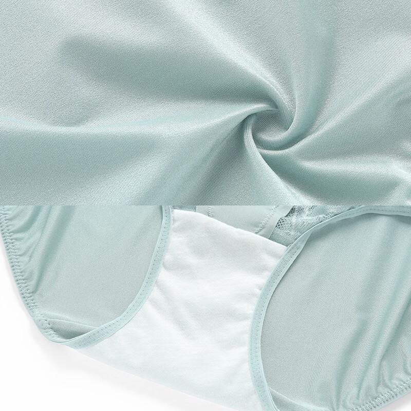 Comfit Women's Thin Breathable Lace Antibacterial High-Waist Briefs