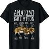 Python Snake Owner - Anatomy Of A Ball Python T-Shirt