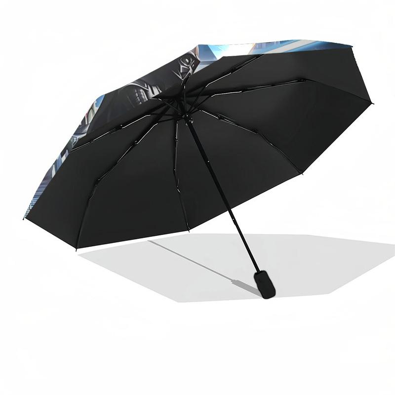 1pc Hunter x Hunter Characters Auto Open Close Umbrella, Portable 3-Fold Design with Iron Frame, Outdoor Umbrella, Perfect Gift for Fans, Travelers, D