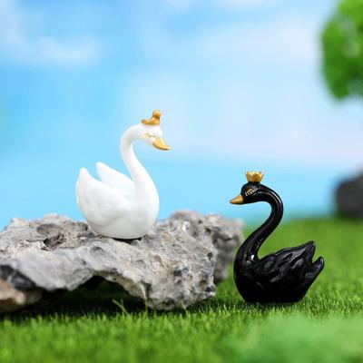 4 цвета лебедя орнамент ручной работы красивая настольная статуя феи