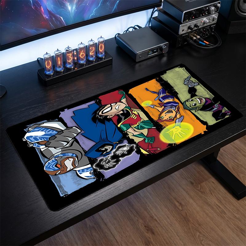 Teen Titans Printed Mouse Pad Non-Slip Waterproof Rubber Desk Mat for Gaming Office Laptop Home Decor Gift
