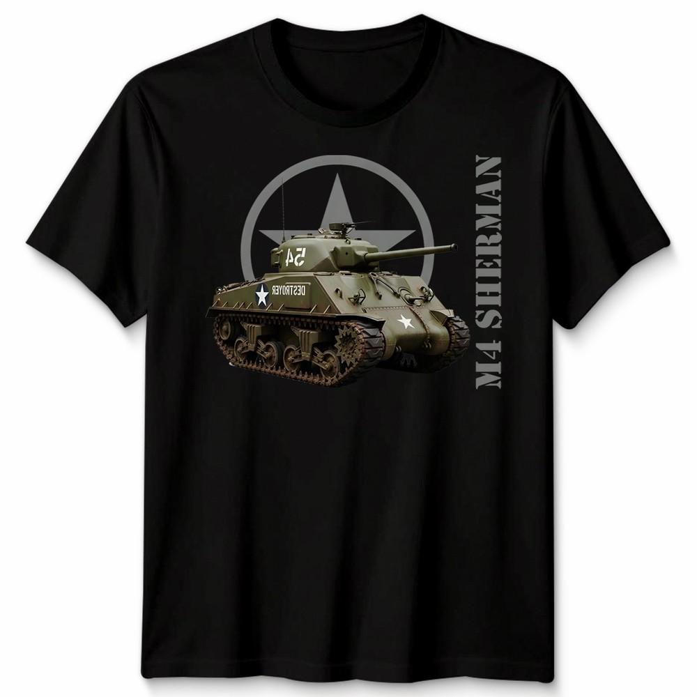 M4 Sherunisex Tank Unisex T Shirt Military Ww2 D Day Historical Vehicle Tee