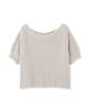 Proportion Body Dressing Mini Feather Knit Gray Women's Sweater,