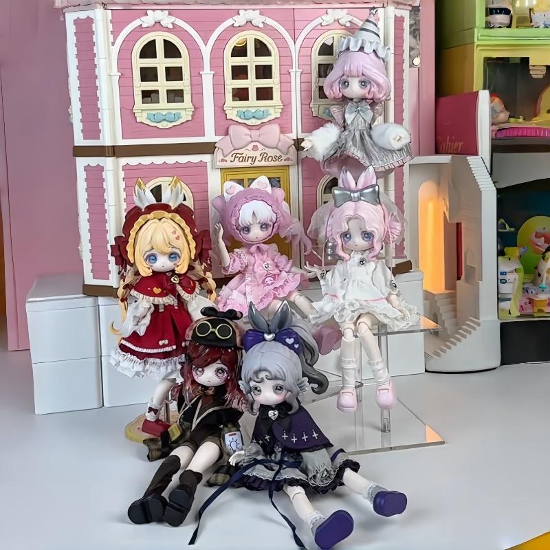Lululing Серия Секретный Контракт Масштаб 1/8 BJD Слепой Ящик Милая Коллекционная Фигурка Кукла Подарок Для Фанатов Декор Полки Настольного Стола
