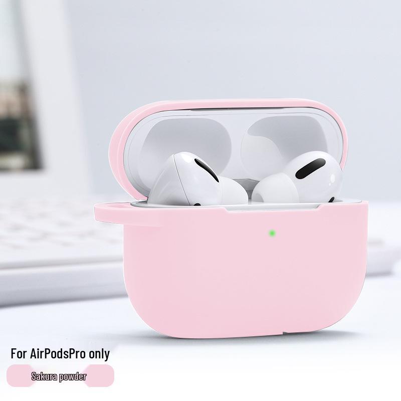 Толстый силиконовый чехол для AirPods Pro: Защита с эффектом жидкого покрытия для беспроводных наушников Apple