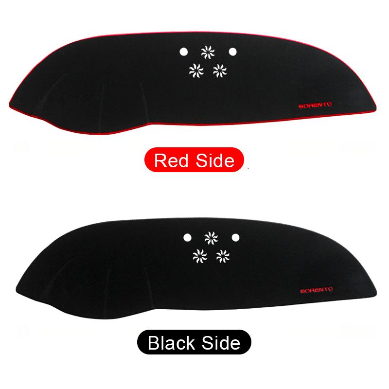 Car Dashboard Cover Avoid Light Pad Instrument Panel Cover Mat Carpets For Sorento 3 UM Prime 2015 2016 2017 2018 2019 2020