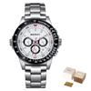 BERNY Quartz Watches for Men MIYOTA OS20 Multi-function Chronograph Sapphire Luminous Men Sport Watch Diving 10ATM Men Watches