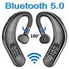 Bluetooth Single Ear Earphone Business Sport Super Long Standby Headset Digital Display Wireless Headphone