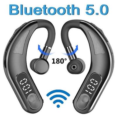 Bluetooth одноканальные наушники для бизнеса и спорта, супер-длительное время ожидания, гарнитура с цифровым дисплеем, беспроводные наушники