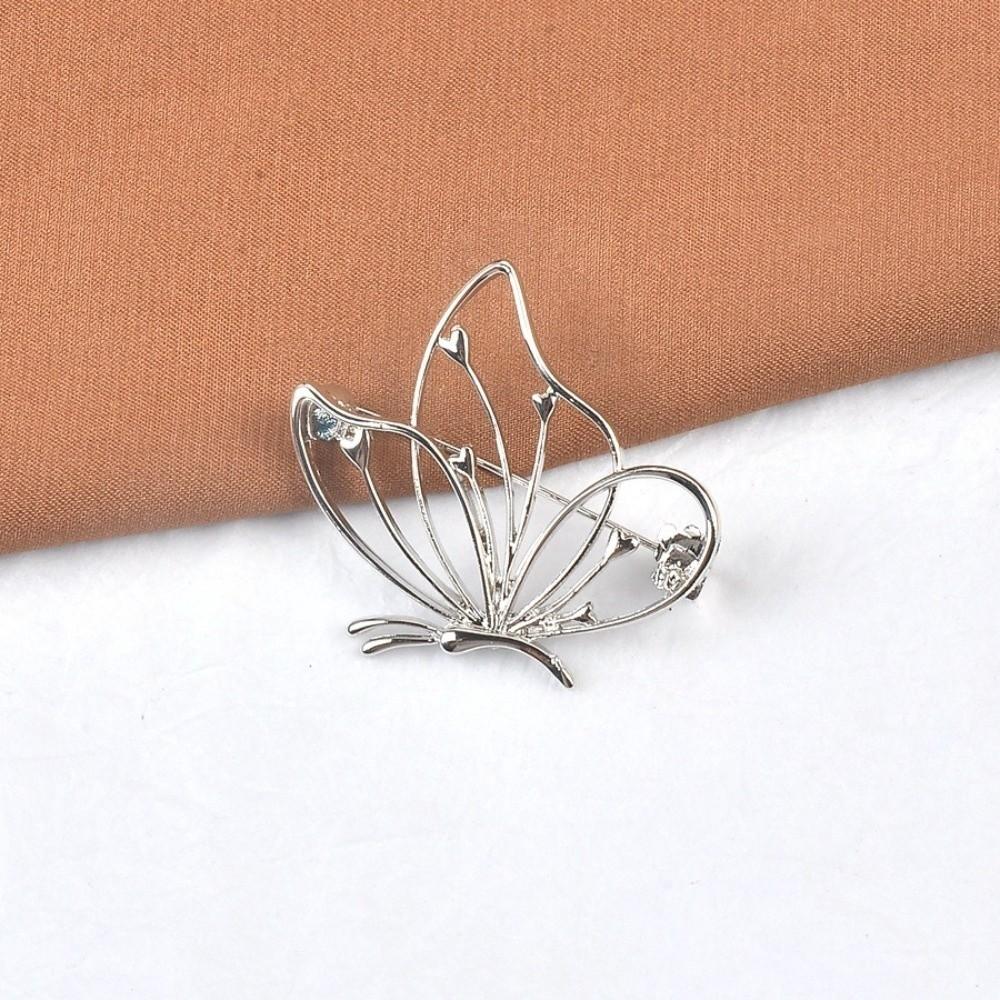 Clothes Accessories Hollow Butterfly Brooch Metal Women's Brooch Clothes Decoration