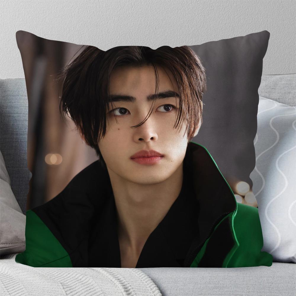 Park Sunghoon Pop Singer Pillow Case Square Pillow Bedroom Sofa Leisure Comfort Cushion Car Living Room Home Decoration 40X40