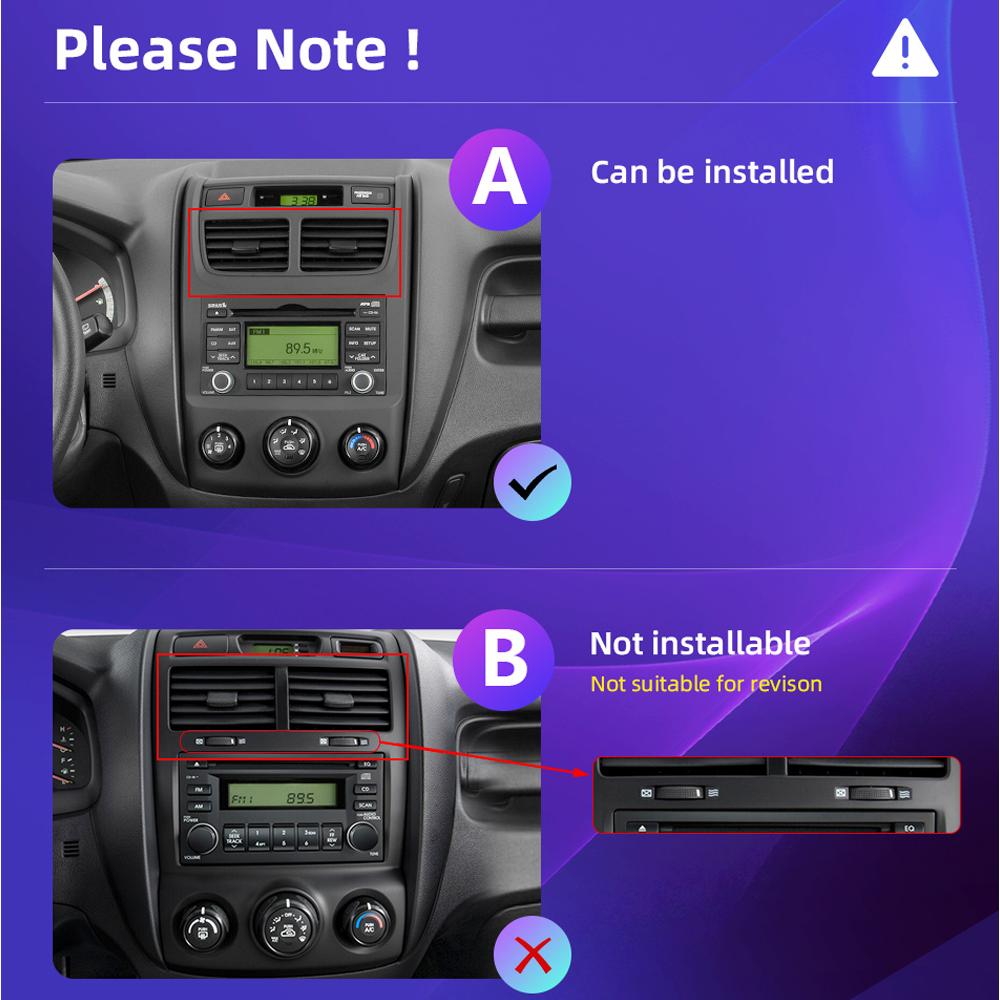 2din Android 9 "автомобильный радиоприемник мультимидный видеоплеер для KIA Sportage 2007-2011 навигация GPS аудио головное устройство WIFI 1 + 16 ГБ