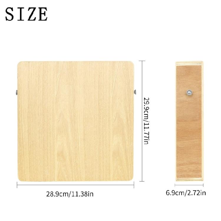 Hand Drum Easy to Carry Wood Rhythm Wood Hand Drum for Kids Home Performances