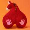 Плюшевая игрушка Лошадь из Китайского Зодиака с мягким полиэфирным наполнителем для детей и взрослых