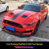 Совместимый передний сплиттер обвес для 2018-2023 Ford Mustang GT350 Модифицированный бампер