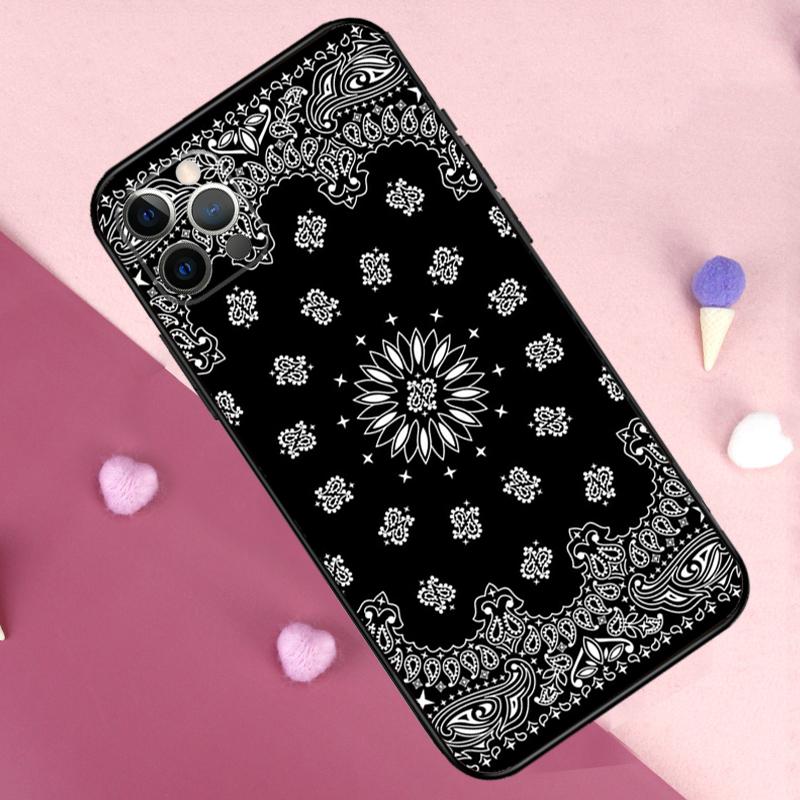 Королевская бандана Пейсли Чехол для телефона Для iPhone 17 Pro Max 11 14 15 16 Pro Max Plus 13 12 Mini 16e 17 Air Задняя крышка