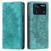 Для Xiaomi POCO M4 Pro 4G Чехол-книжка с тиснением Мандала из ПУ-кожи с магнитной застежкой
