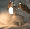 USB Reading Desk Lamp with Deer Light LED Charger (Brown)
