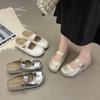 Fashion 2025 High Quality and Fashionable  Slippers Women's New Spring and Summer Round Toe Shallow Mouth Flat Heightened Flat Shoes