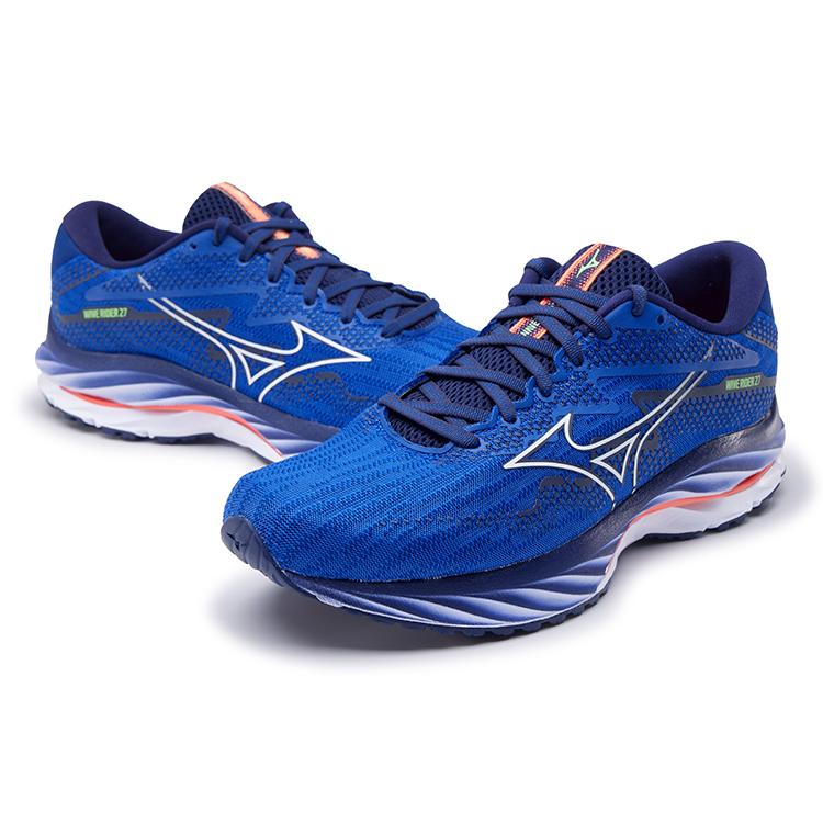 Mizuno Wave Rider 27 'Синий Белый' J1GC230305