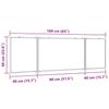 Foldable Magnetic Whiteboard 160x60x1.7 cm Aluminum