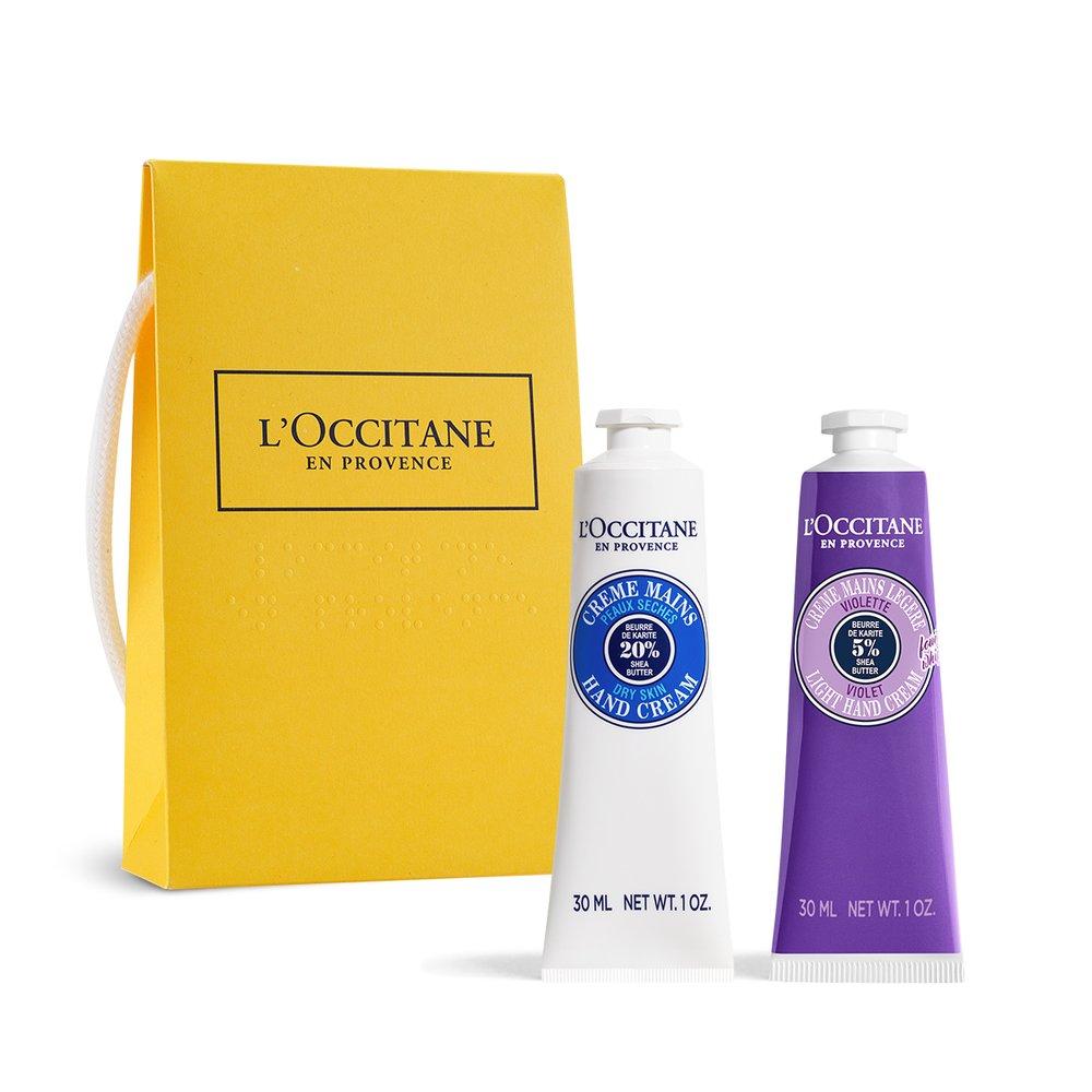 L'OCCITANE Shea Violet & Shea Butter Hand Cream Duo