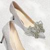 Rhinestone Shoe Clip Bride Butterfly DIY Fashion Decorative Elegant